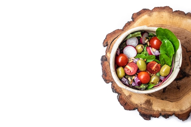 Miseczka z kolorowym jedzeniem